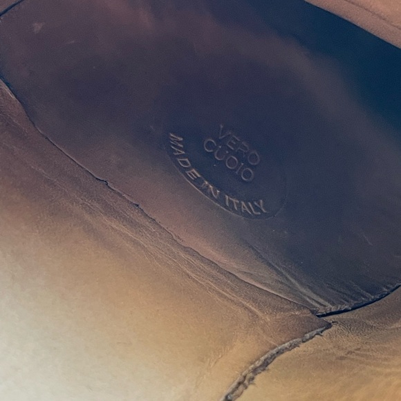 Gucci Men’s Brown Diamante Leather Penny Slip On Driving Loafers Size 11 US - Picture 9 of 15